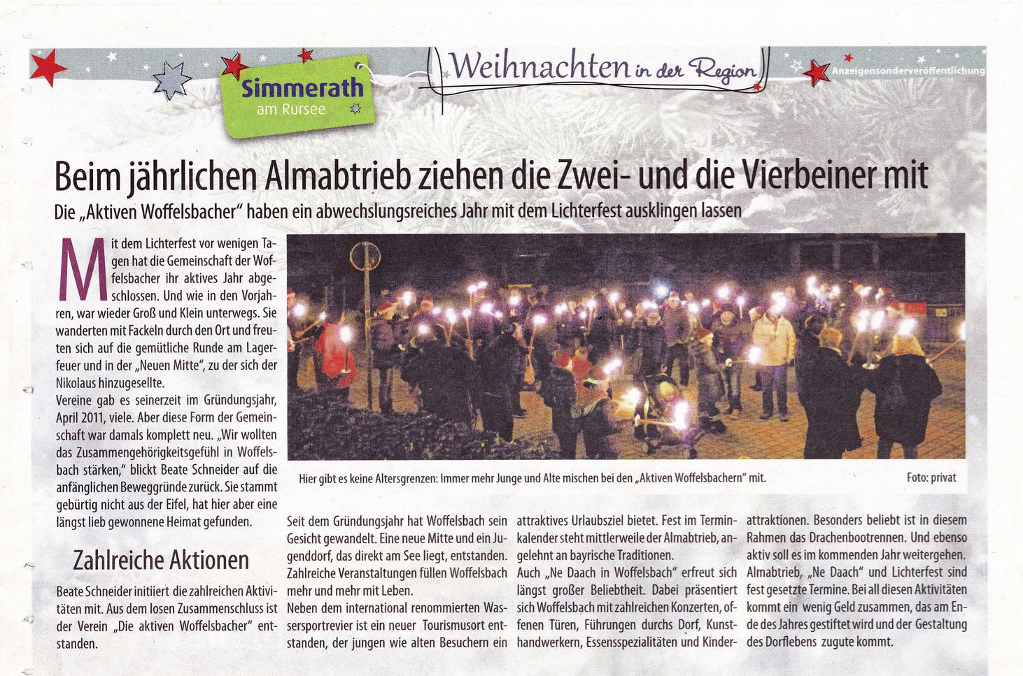 2015_12_04 Weihnachtsmagazin AZ-AN aktive Woffelsbacher