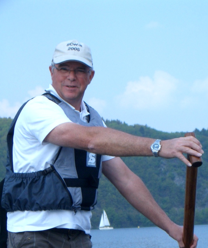 2015_12_10 Werner als Steuermann Drachenboot